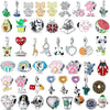 Alloy Fruit Beaded Cartoon Style Bracelet Necklace Accessories With Totem Pattern And Electroplating Process