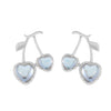 Alloy Fruit Earrings Electroplating Women's Fashion Creative