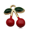 Alloy Fruit Food Style Dripping Oil Small Pendant Diy Jewelry Accessories