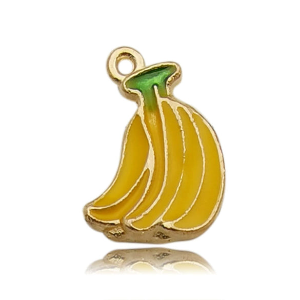 Alloy Fruit Food Style Dripping Oil Small Pendant Diy Jewelry Accessories