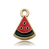 Alloy Fruit Food Style Dripping Oil Small Pendant Diy Jewelry Accessories
