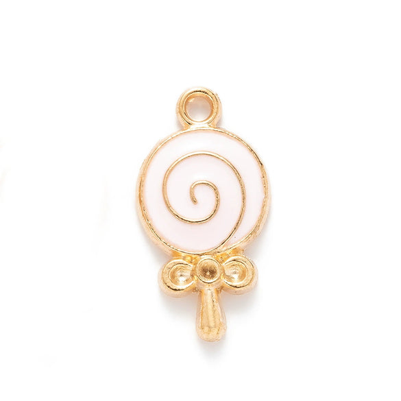 Alloy Fruit Food Style Oil Drop Return Pattern Jewelry Accessories Pendant Earrings Hair Accessories Key Chain Diy Material