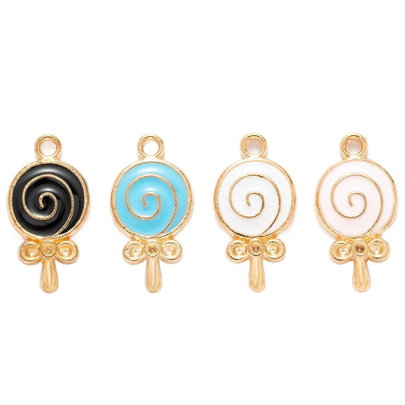 Alloy Fruit Food Style Oil Drop Return Pattern Jewelry Accessories Pendant Earrings Hair Accessories Key Chain Diy Material