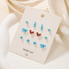 Alloy Fruit Shape Dripping Oil Design Women's Earrings Set