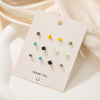 Alloy Fruit Shape Dripping Oil Design Women's Earrings Set