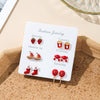 Alloy Fruit Shape Dripping Oil Design Women's Earrings Set