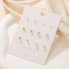 Alloy Fruit Shape Dripping Oil Design Women's Earrings Set