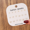 Alloy Fruit Shape Dripping Oil Design Women's Earrings Set