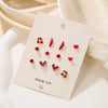 Alloy Fruit Shape Dripping Oil Design Women's Earrings Set
