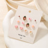 Alloy Fruit Shape Dripping Oil Design Women's Earrings Set