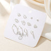 Alloy Fruit Shape Dripping Oil Design Women's Earrings Set