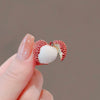 Alloy Fruit Shaped Electroplated Women's Brooch For Clothes Fixing