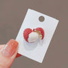 Alloy Fruit Shaped Electroplated Women's Brooch For Clothes Fixing