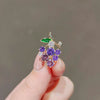 Alloy Fruit Shaped Electroplated Women's Fashion Brooch