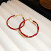 Alloy Geometric And Heart Shape Highend Elegant Women's Electroplating Earrings