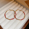 Alloy Geometric And Heart Shape Highend Elegant Women's Electroplating Earrings