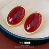 Alloy Geometric Ankola Red Electroplated Earrings For Women