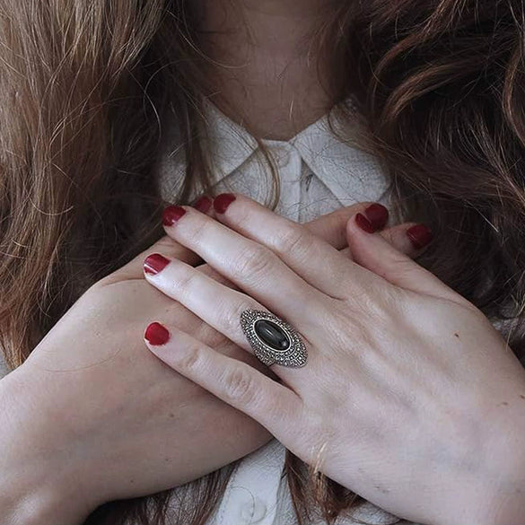Alloy Geometric Baroque Style Electroplating Women's Ring