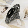 Alloy Geometric Baroque Style Electroplating Women's Ring