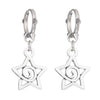 Alloy Geometric Bow Swirl Rivet Gothic Punk Style Women's Earrings Electroplated