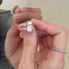 Alloy Geometric Cartoon Pearl Ring And Bracelet For Women With Electroplating Design