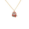 Alloy Geometric Christmas Cartoon Elk Snowman Bell Pendant Necklace For Women