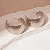 Alloy Geometric Circle Love Starfish Earrings For Women With Electroplating Design