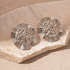 Alloy Geometric Circle Love Starfish Earrings For Women With Electroplating Design