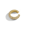 Alloy Geometric Cshaped Dot Diamond Electroplated Ear Clips Earrings