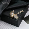 Alloy Geometric Design Electroplated Brooch For Women And Unisex As Clothing Accessories
