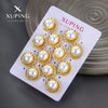 Alloy Geometric Design Electroplated Imitation Pearl Women's Earrings