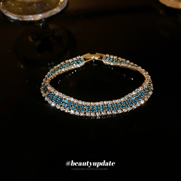 Alloy Geometric Diamond Women's Bracelet
