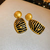 Alloy Geometric Drop Shape Diamond Design Women's Vintage Earrings