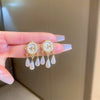Alloy Geometric Drop Shape Diamond Design Women's Vintage Earrings