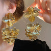 Alloy Geometric Earrings With Electroplating For Women