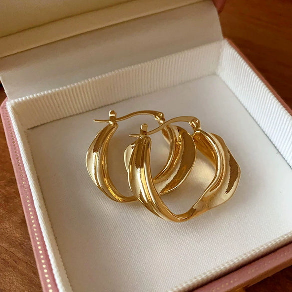 Alloy Geometric Earrings With Electroplating For Women