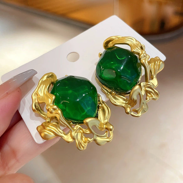 Alloy Geometric Earrings With Electroplating For Women