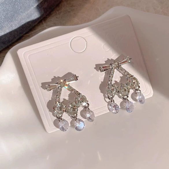 Alloy Geometric Electroplated Earrings For Women