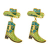 Alloy Geometric Electroplated Earrings