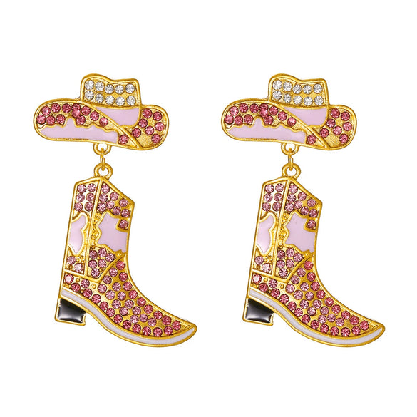 Alloy Geometric Electroplated Earrings