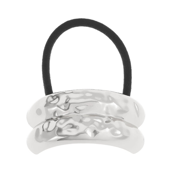 Alloy Geometric Electroplated Elastic Hair Tie Hairpin Headband
