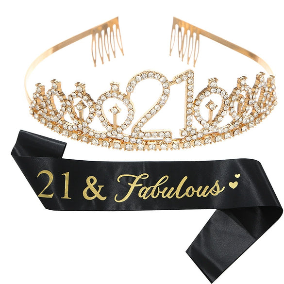 Alloy Geometric Electroplated Hair Band And Shoulder Strap Set For Women