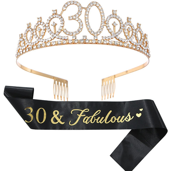 Alloy Geometric Electroplated Hair Band And Shoulder Strap Set For Women