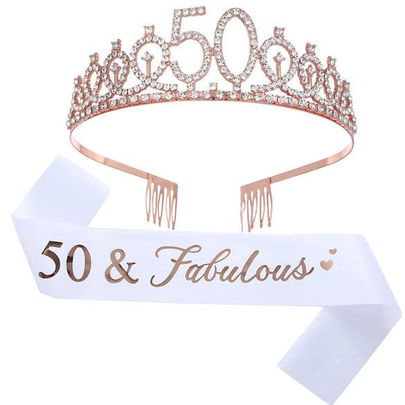Alloy Geometric Electroplated Hair Band And Shoulder Strap Set For Women
