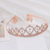 Alloy Geometric Electroplating Bridal Crown Headband Hair Accessories For Women