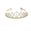 Alloy Geometric Electroplating Bridal Crown Headband Hair Accessories For Women