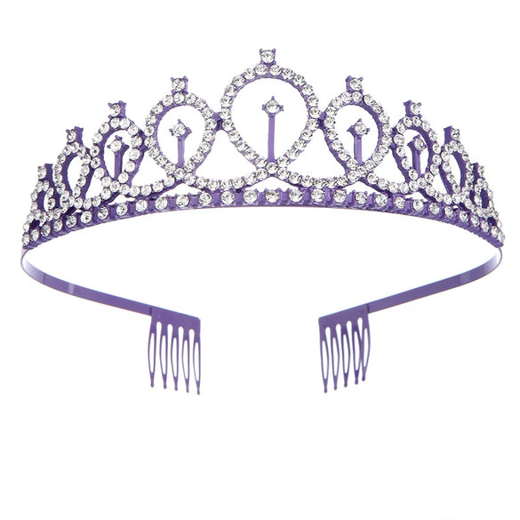 Alloy Geometric Electroplating Bridal Crown Headband Hair Accessories For Women