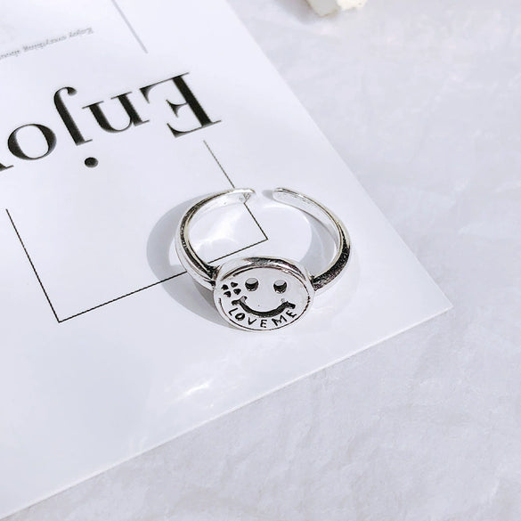 Alloy Geometric Electroplating Unisex Retro Open Multilayer Ring Hiphop Style Hand Jewelry
