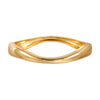 Alloy Geometric Electroplating Water Drop Glossy Asymmetric Spring Opening Unisex Bracelet