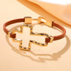 Alloy Geometric Exaggerated Love Cross Electroplating Unisex Fashion Bracelet